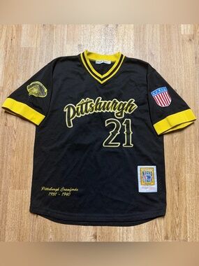 Headgear Classics Pittsburgh Crawfords Negro League #21 Baseball Jersey Men’s S